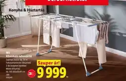 Lidl W5 Kihúzható ruhaszárító ajánlat