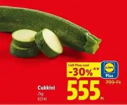 Lidl Cukkini ajánlat
