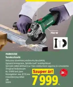 Lidl PARKSIDE ajánlat