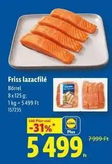 Lidl Friss lazacfilé ajánlat
