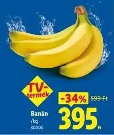 Lidl Banán ajánlat