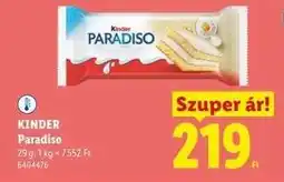 Lidl Kinder ajánlat