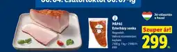 Lidl PÁPAI Esterházy sonka ajánlat