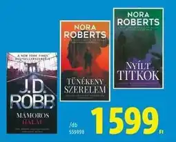 Lidl J.D. Robb / Nora Roberts könyvek ajánlat