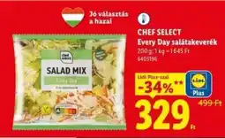 Lidl Chef Select Every day salátakeverék ajánlat