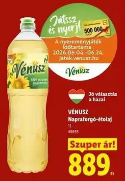 Lidl VÉNUSZ+ ajánlat