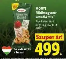 Lidl MOGYI Földimogyoró-kesudió mix ajánlat