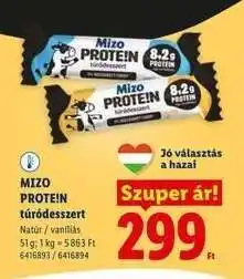 Lidl Mizo PROTE!N túródesszert ajánlat