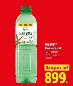 Lidl Solevita Aloe Vera ital ajánlat
