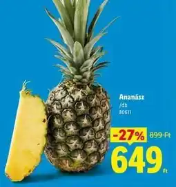 Lidl Ananász ajánlat