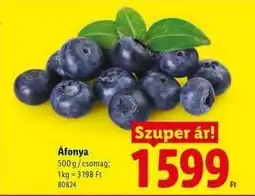 Lidl Áfonya ajánlat