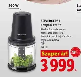 Lidl SILVERCREST Konyhai aprító ajánlat