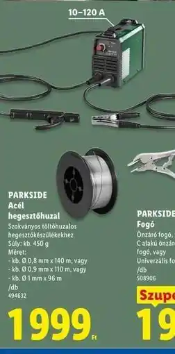 Lidl PARKSIDE Acél hegesztőhuzal ajánlat