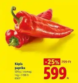Lidl Kápia paprika ajánlat
