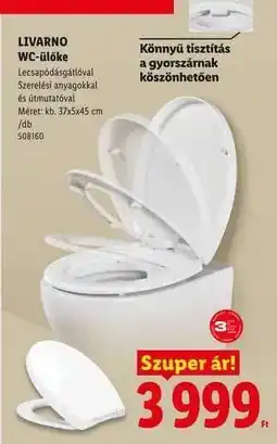 Lidl Livarno WC-ülőke ajánlat