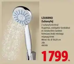 Lidl Livarno Zuhanyfej ajánlat