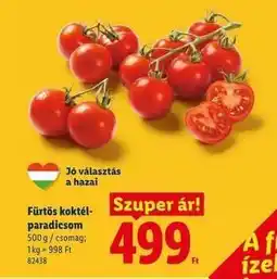 Lidl Fürtös koktélparadicsom ajánlat