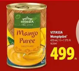 Lidl Vitasia Mangópüré ajánlat