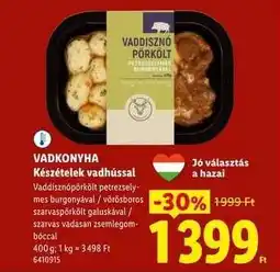 Lidl VADKONYHA Készételek vadhússal ajánlat