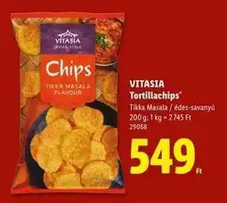 Lidl VITASIA Tortillachips ajánlat
