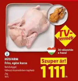 Lidl HÚSFARM ajánlat