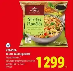 Lidl VITASIA Tészta zöldségekkel ajánlat