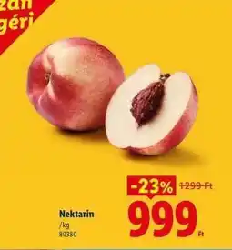 Lidl Nektarin ajánlat