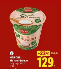 Lidl MILBONA ajánlat