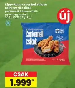 Interspar Ripp-Ropp amerikai stílusú csirkemell csíkok ajánlat