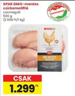 Interspar SPAR GMO-mentes csirkemellfilé ajánlat