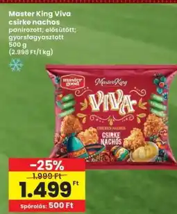 Interspar Master King Viva csirke nachos ajánlat