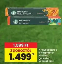 Interspar STARBUCKS SMOOTH CARAMEL / SINGLE ORIGIN COLOMBIA ajánlat