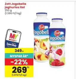 Interspar Zott Jogobella joghurtos ital ajánlat
