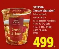 Lidl Vitasia Instant tésztaétel ajánlat