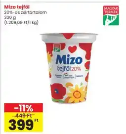 Interspar MIZO Tejföl ajánlat