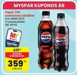 Interspar Pepsi, 7UP szénsavas üdítőital ajánlat