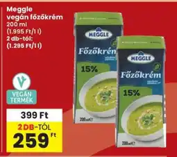 Interspar Meggle vegán főzőkrém ajánlat