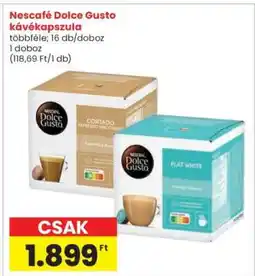 Interspar NESCAFE Dolce Gusto kávékapszula ajánlat