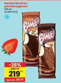 Interspar Bambo tölcséres, pálcikás jégkrém ajánlat