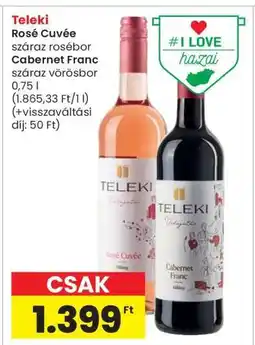 Interspar Teleki Rosé Cuvée & Cabernet Franc ajánlat