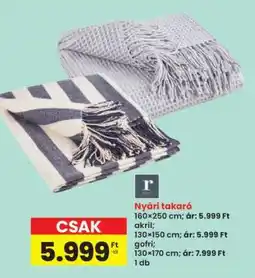 Interspar Nyári takaró ajánlat