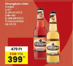 Interspar Strongbow cider ajánlat