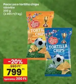 Interspar POCO LOCO Tortilla chips ajánlat