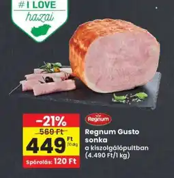 Interspar Regnum Gusto sonka ajánlat