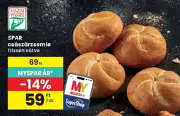 Interspar SPAR császárzsemle ajánlat