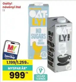 Interspar Oatly! növényi ital ajánlat