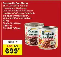 Interspar Bonduelle Bon menu ajánlat