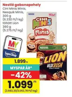 Interspar NESTLÉ Gabonapehely ajánlat