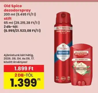 Interspar Old Spice dezodorspray ajánlat