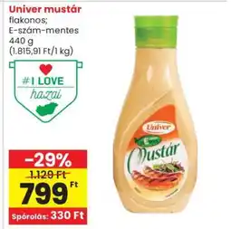 Spar UNIVER﻿﻿ Mustár ajánlat